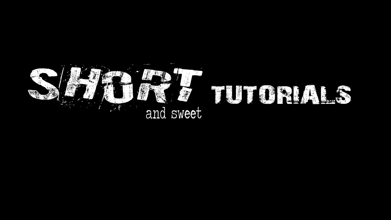 Short and Sweet Introduction Video