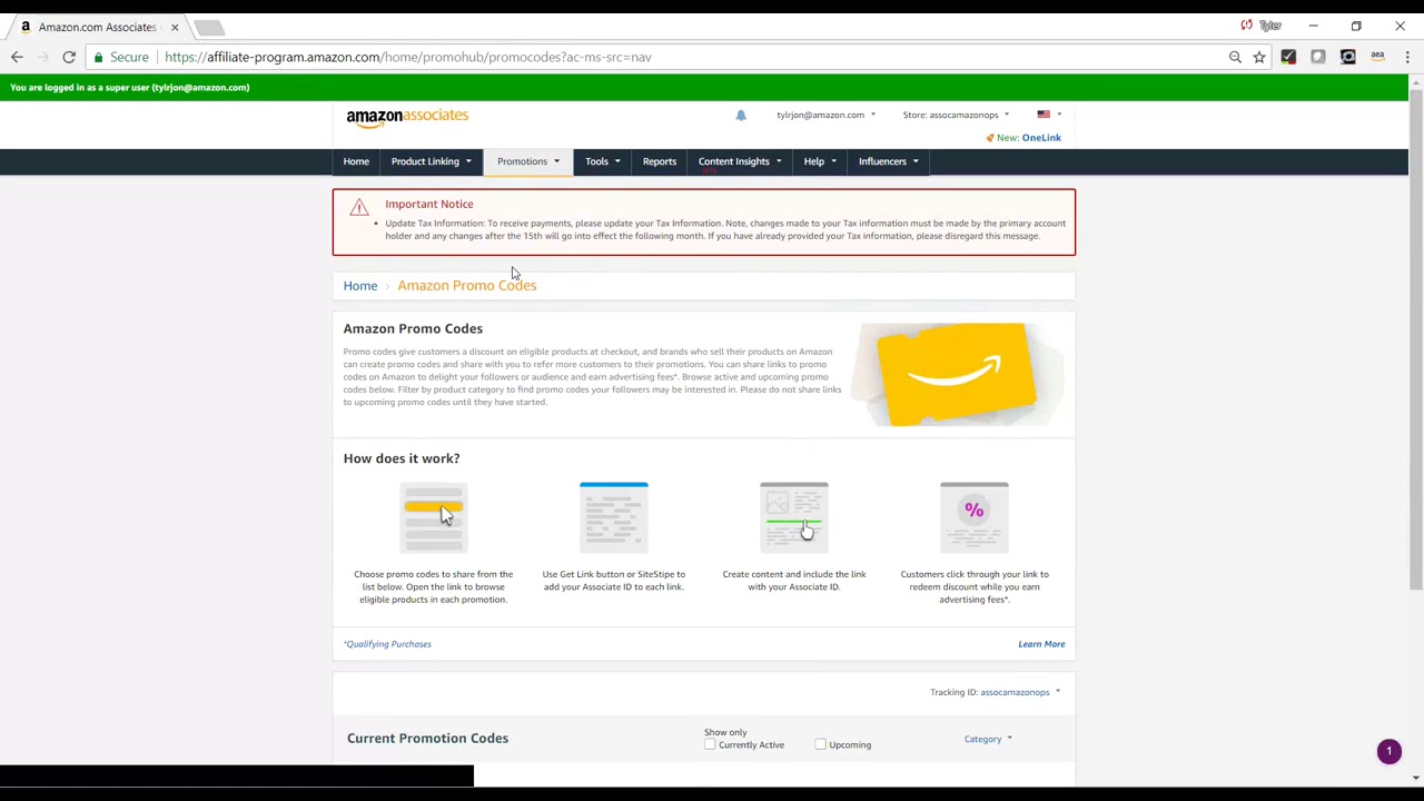 How to find Promo Codes to share with your followers