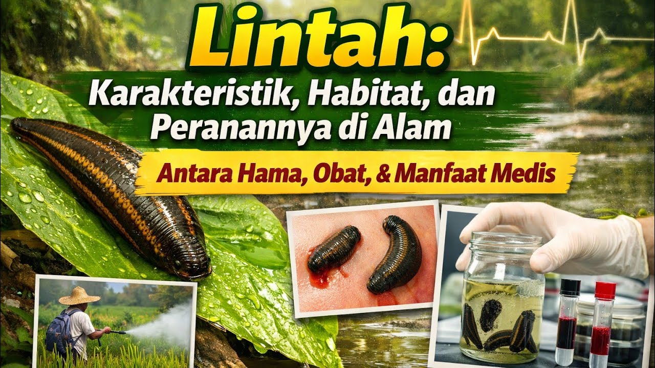 Lintah : karakteristik, habitat, dan perannya di alam. Antara Hama, Obat, & Manfaat Medis