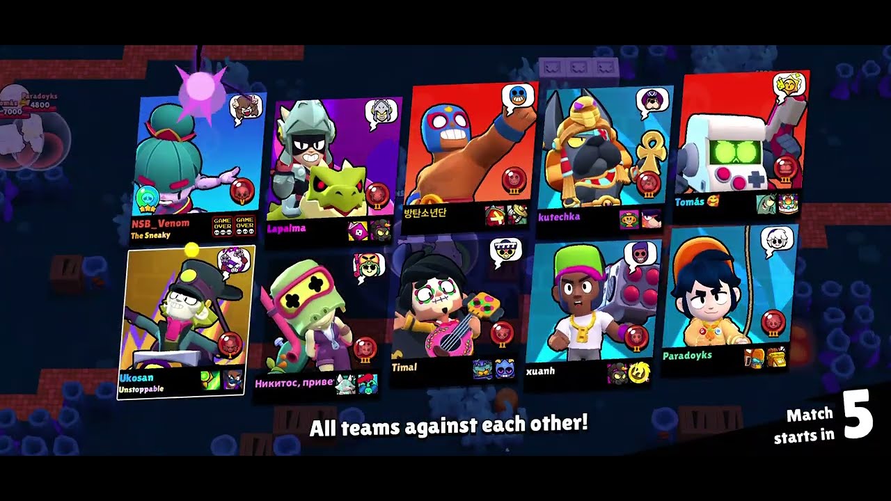 Играем в Brawl Stars с Чаком @ukoslo