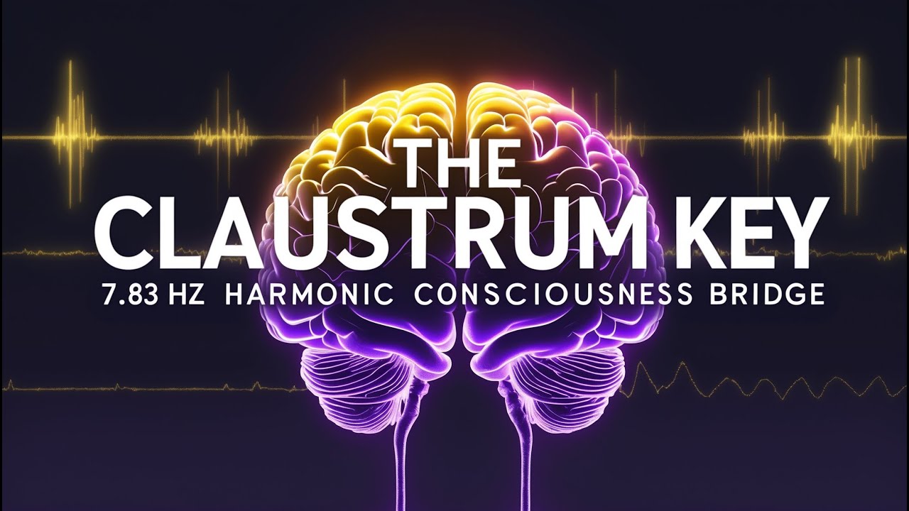 The Claustrum Key | 7.83 Hz Harmonic Consciousness Bridge | 12 Hour Black Screen