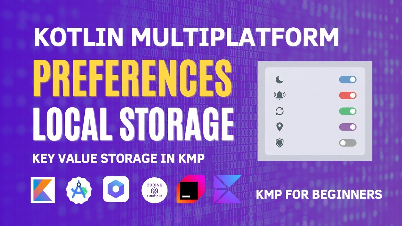 Локальные общие настройки в Kotlin Multiplatform | Хранилище ключ-значение - KMP для начинающих