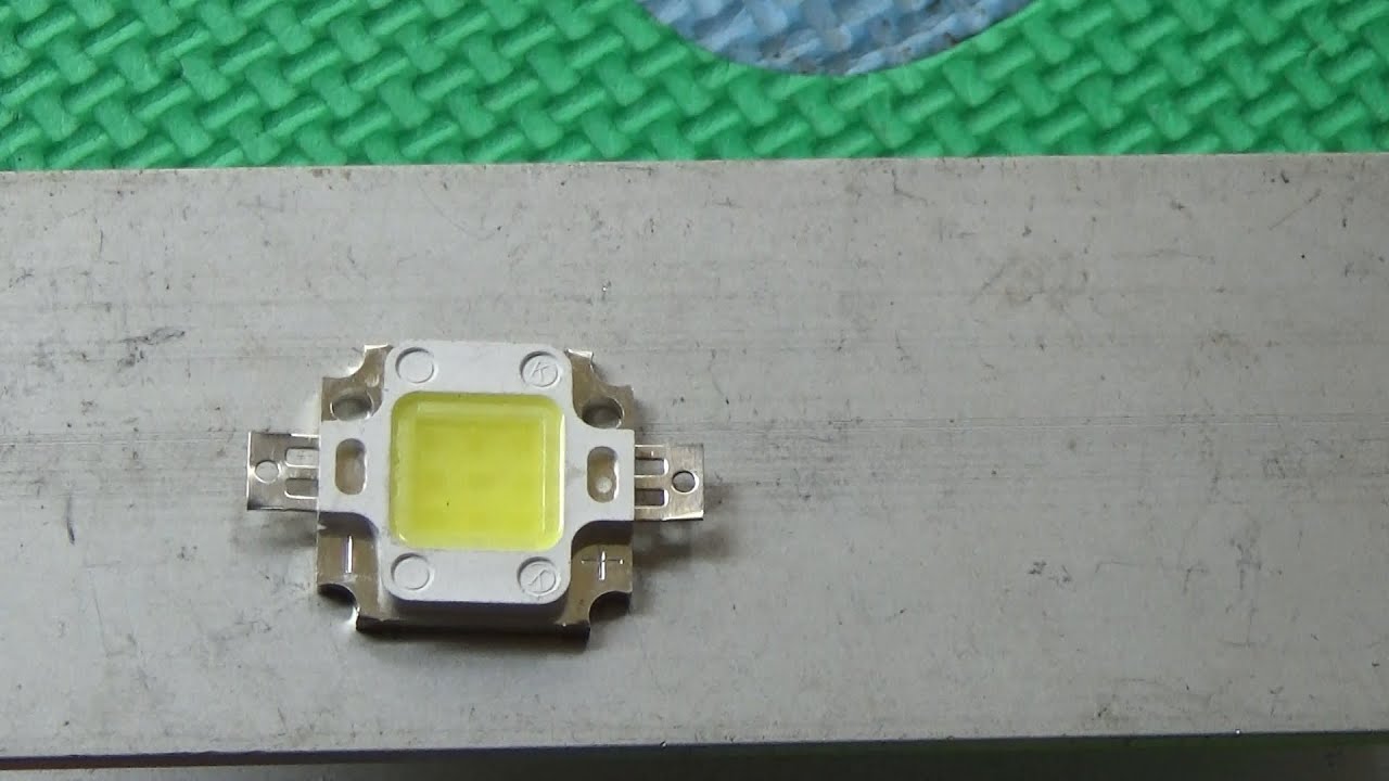 memasang led besar 10 watt 12 volt pada motor