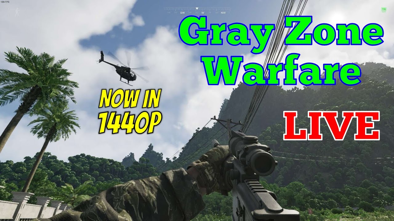 LIVE - Gray Zone Warfare - Extraction Shooter Pre Alpha!! Let's Get It Done!!