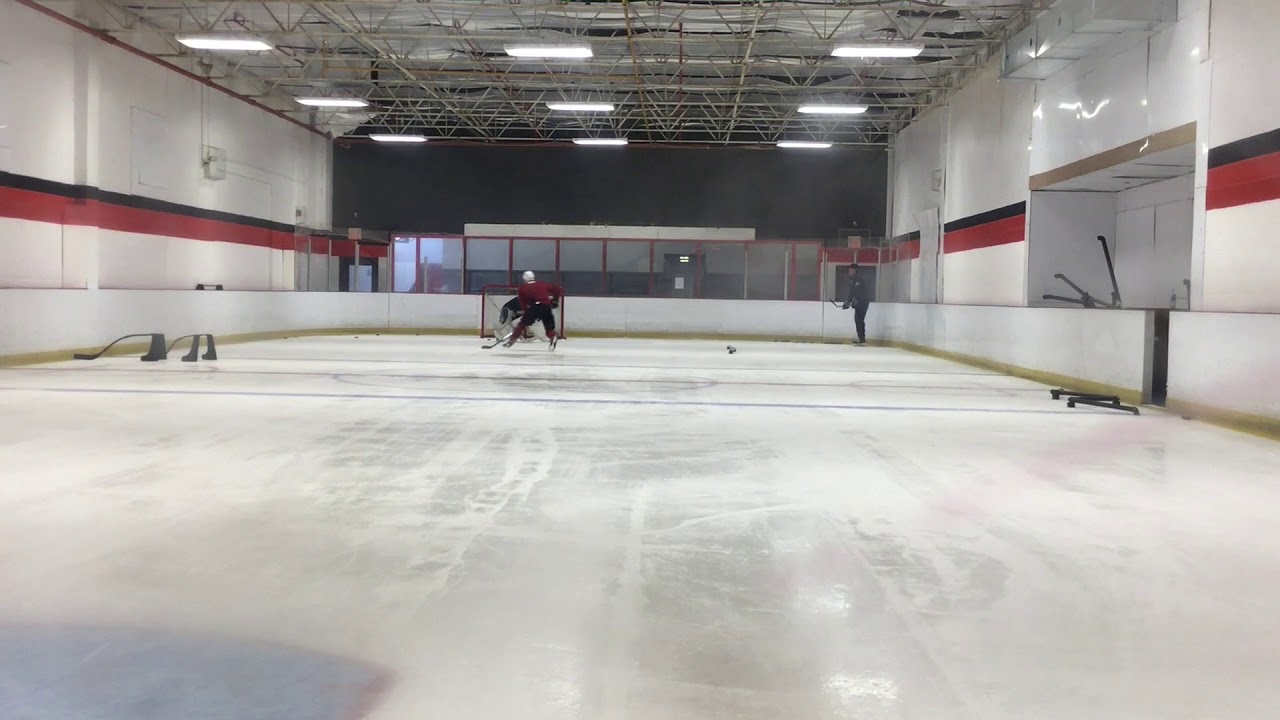 Taylor Hall training with Cody Hendsbee at Cutting Edge Hockey in Oakville,Ontario
