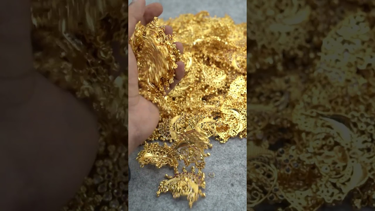 Pendant Collection CZ Dollar wholesale Imitation Jewellery Thara Gold Covering  