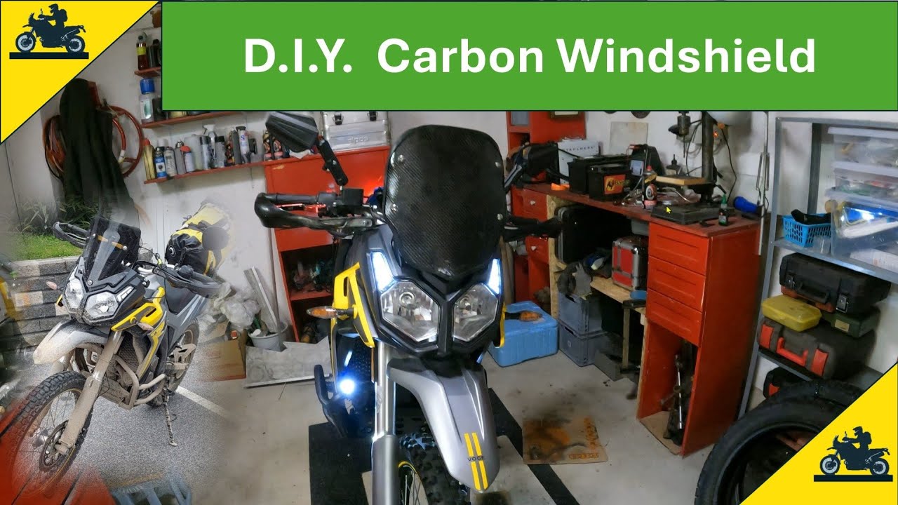 Carbon Windshield for the Voge 300 Rally