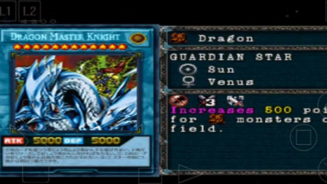 Yu-Gi-Oh Forbidden Memories Rising Of Wicked Gods. Get!  Dragon Master Knight 