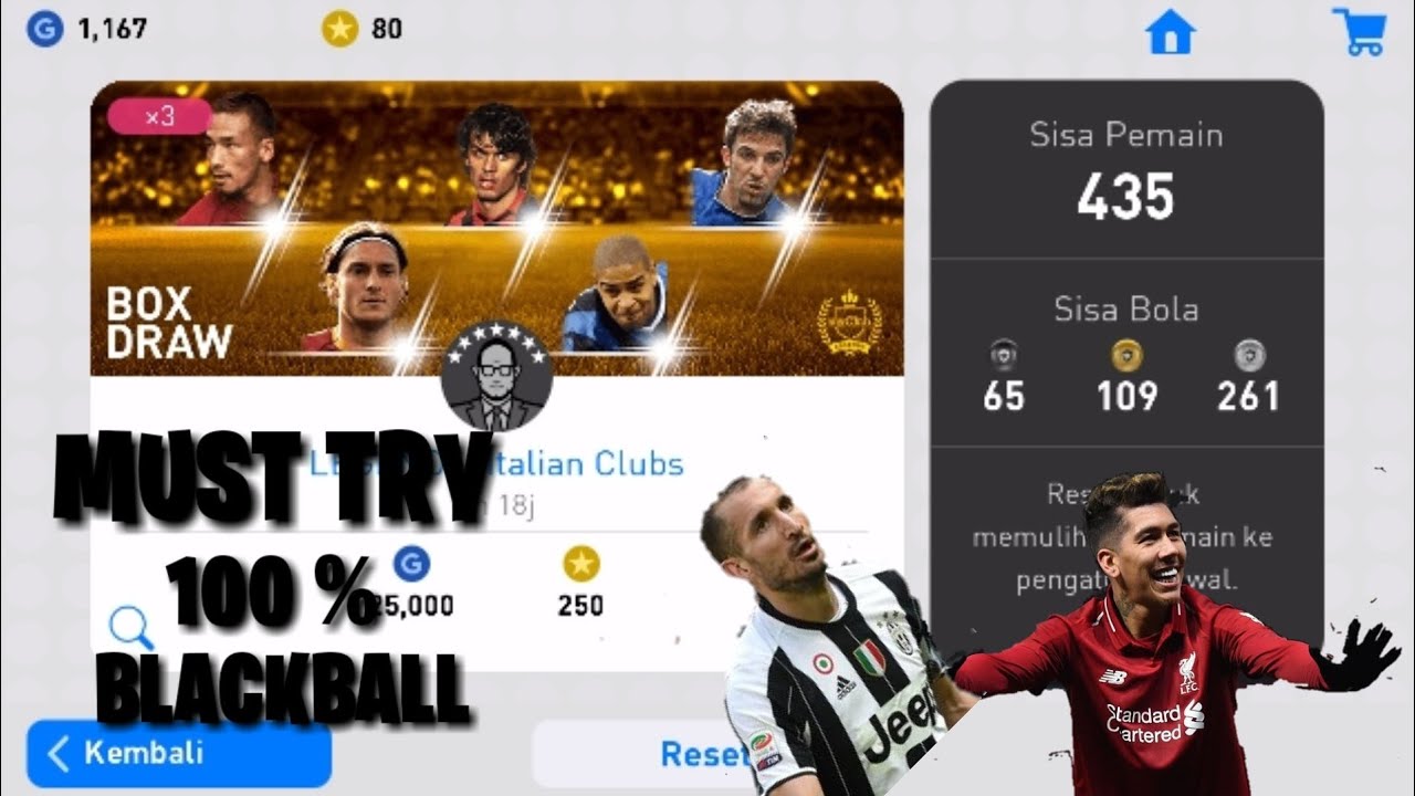 How to get Black ball in Legends: Italian Clubs Box Draw