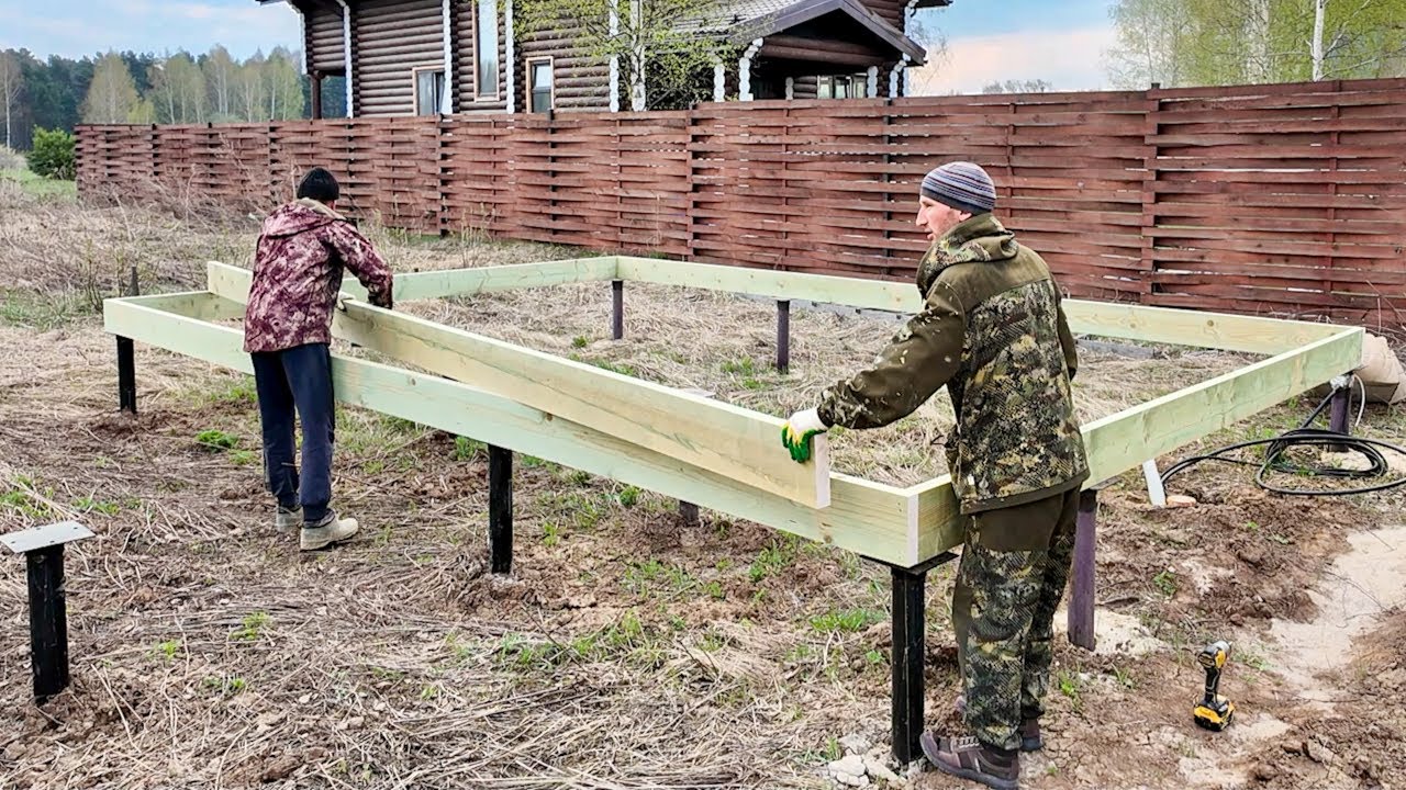 Самый бюджетный дом за 4 дня. Полный процесс строительства