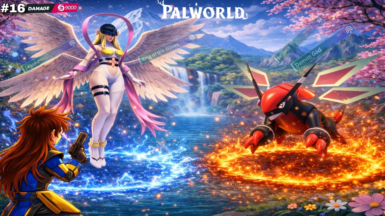 FINALLY BATTLE WITH LEGENDARY BLACKDRAGON!😱 PALWORLD #16
