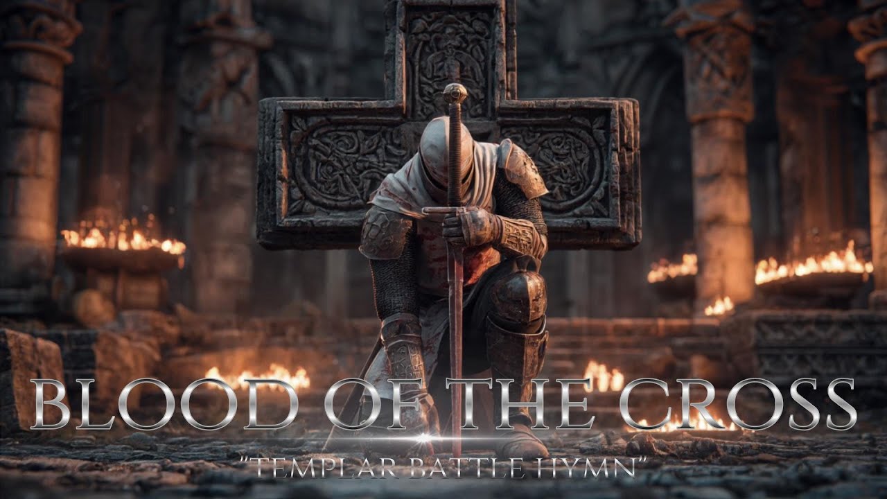 Blood of the Cross | Templar Warrior Chant | Epic Battle Hymn of Faith and Fire (4K)
