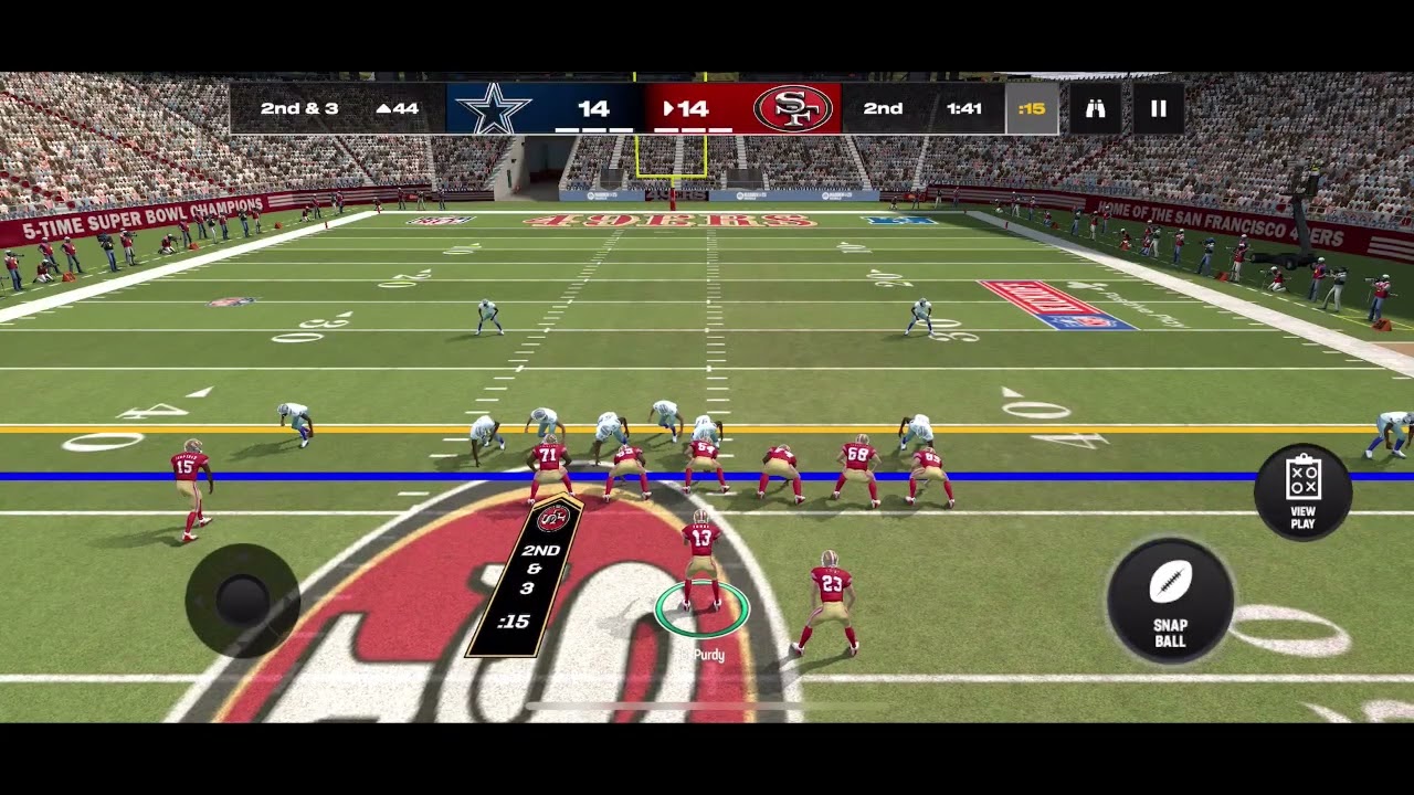 Cowboys @ 49ers Wk 1 S16