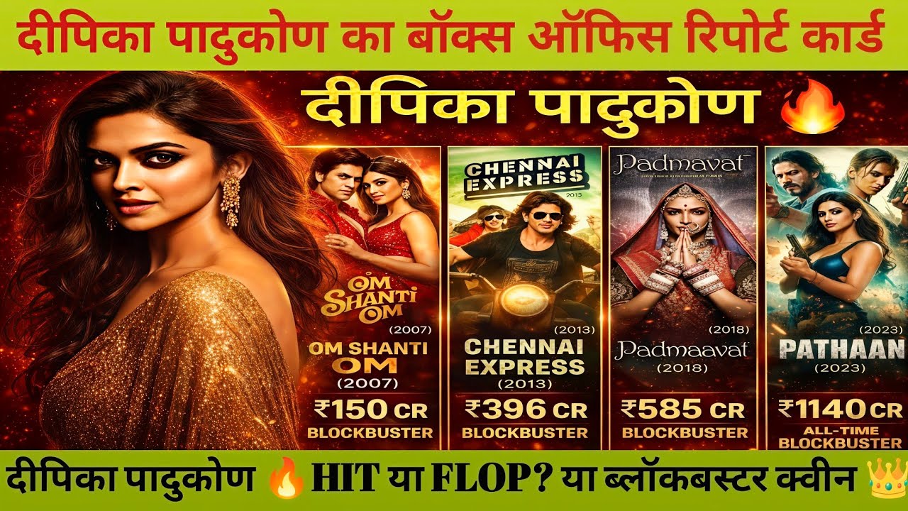 Deepika Padukone All Hits and Flop Movies | All movies Collection And Verdict। King | Cocktail 2 |