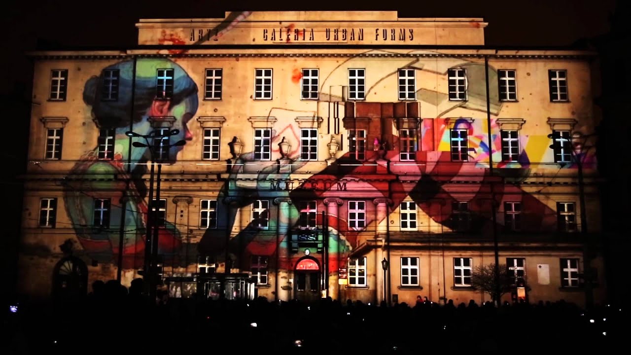 Light Move Festival 2013 / 3D mapping / Muzeum - cam 1