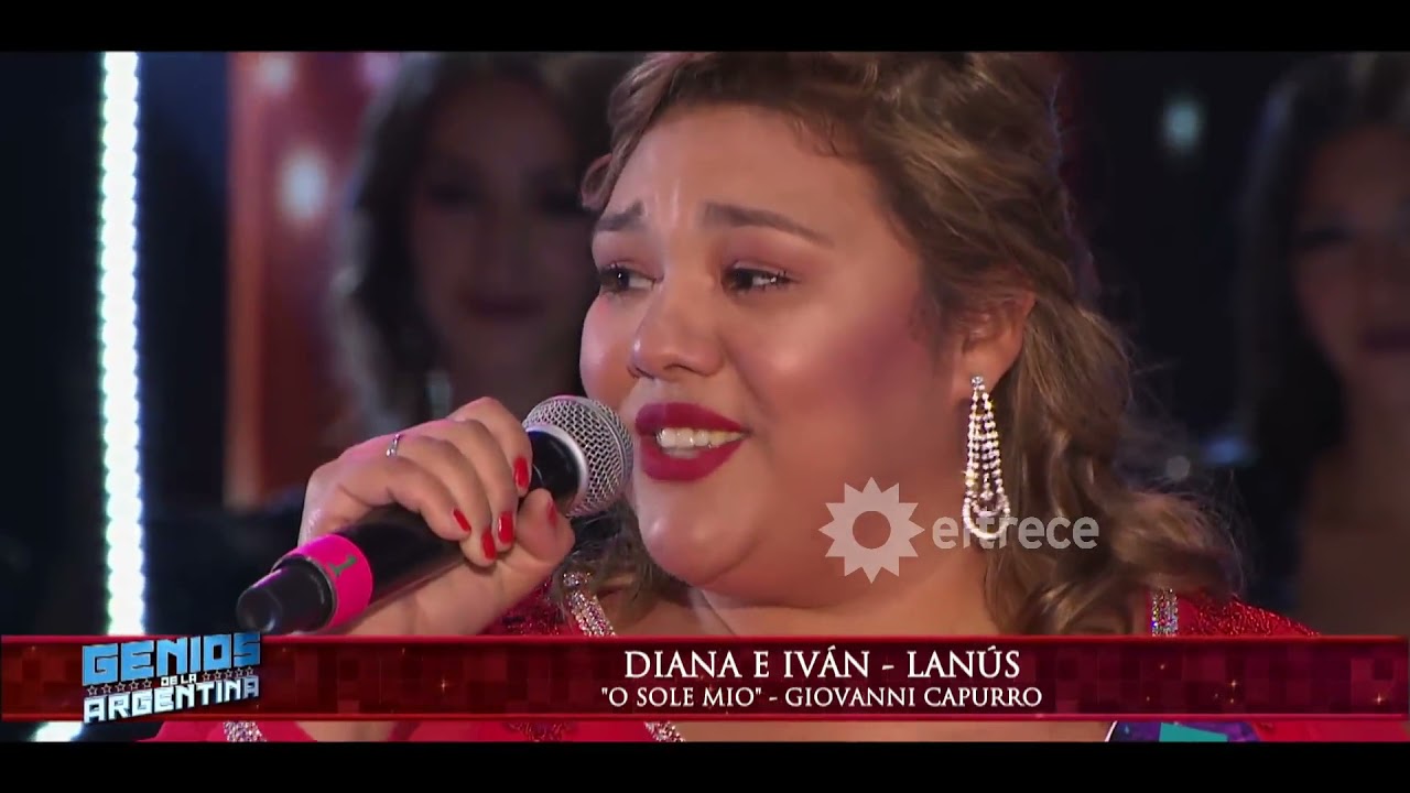 Diana G&oacute;mez con Marcelo Tinelli