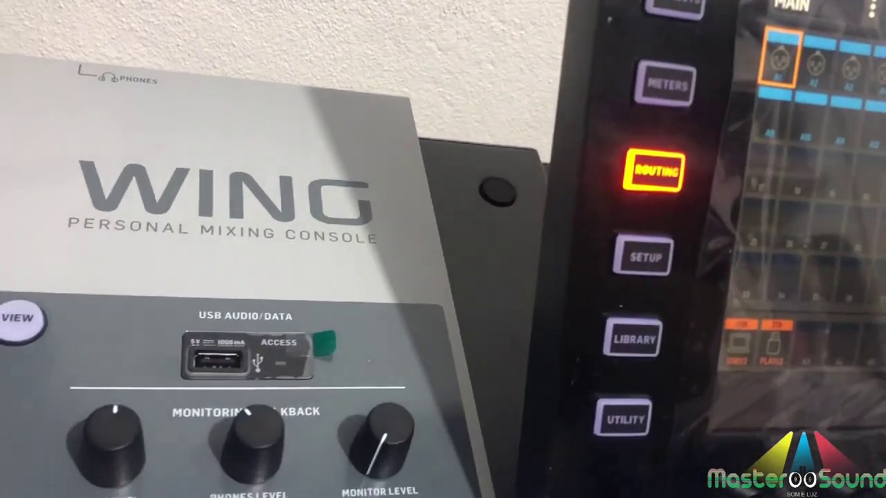 Configurando Stage Box na Behringer Wing Multicabo Digital