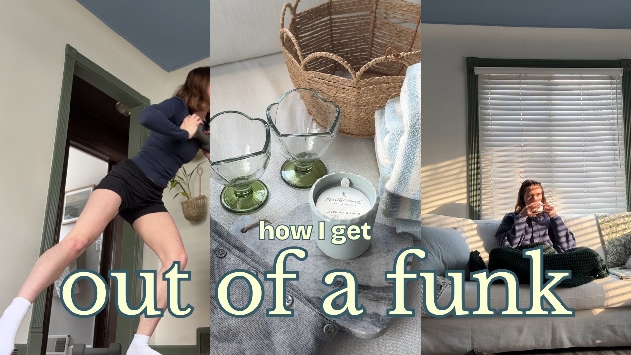 getting out of a funk: faith, house reset, target spring haul, workout routine, & healthy groceries!
