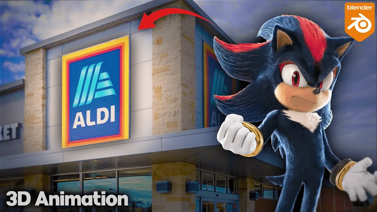 Shadow Shops at ALDI | 3D Animation