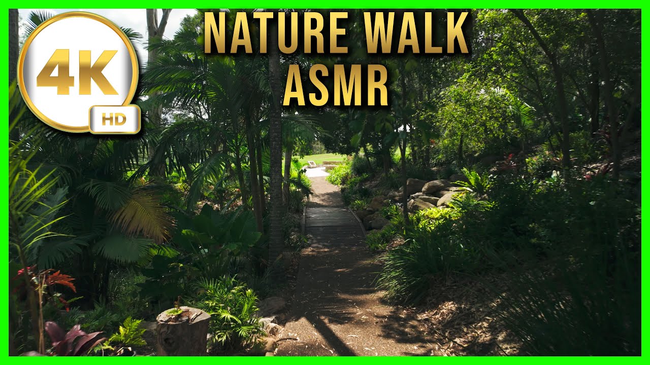 45 minutes calming nature walk ASMR - Kholo Gardens (No Talking)