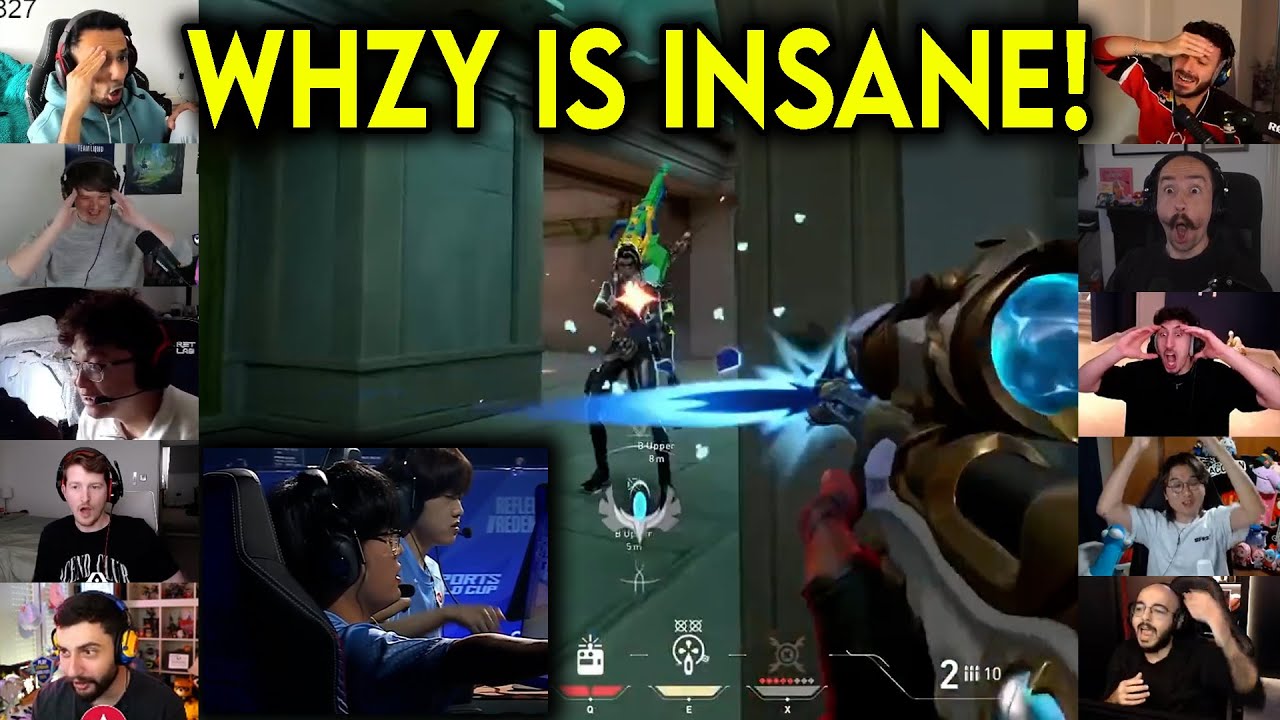 Valorant Streamers Reacts To BLG Whzy Insane OP 4k Against Sentinels In Masters Toronto