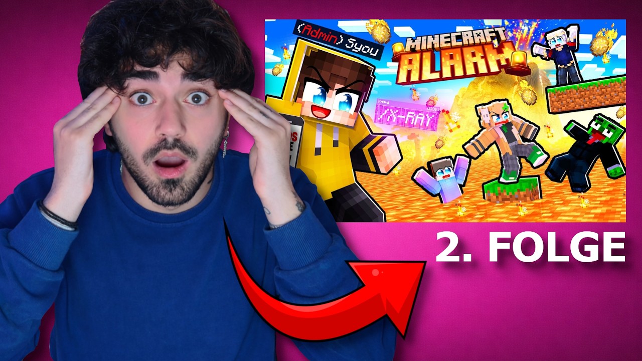 MINECRAFT ALARM ZUSAMMENFASSUNG REAKTION 2. FOLGE