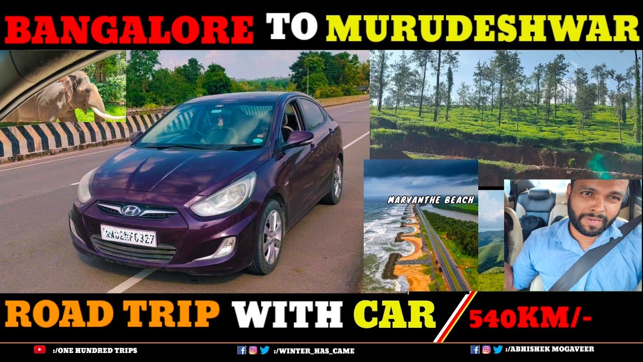 Bangalore to Murudeshwar | Road Trip Via Agumbe Ghats