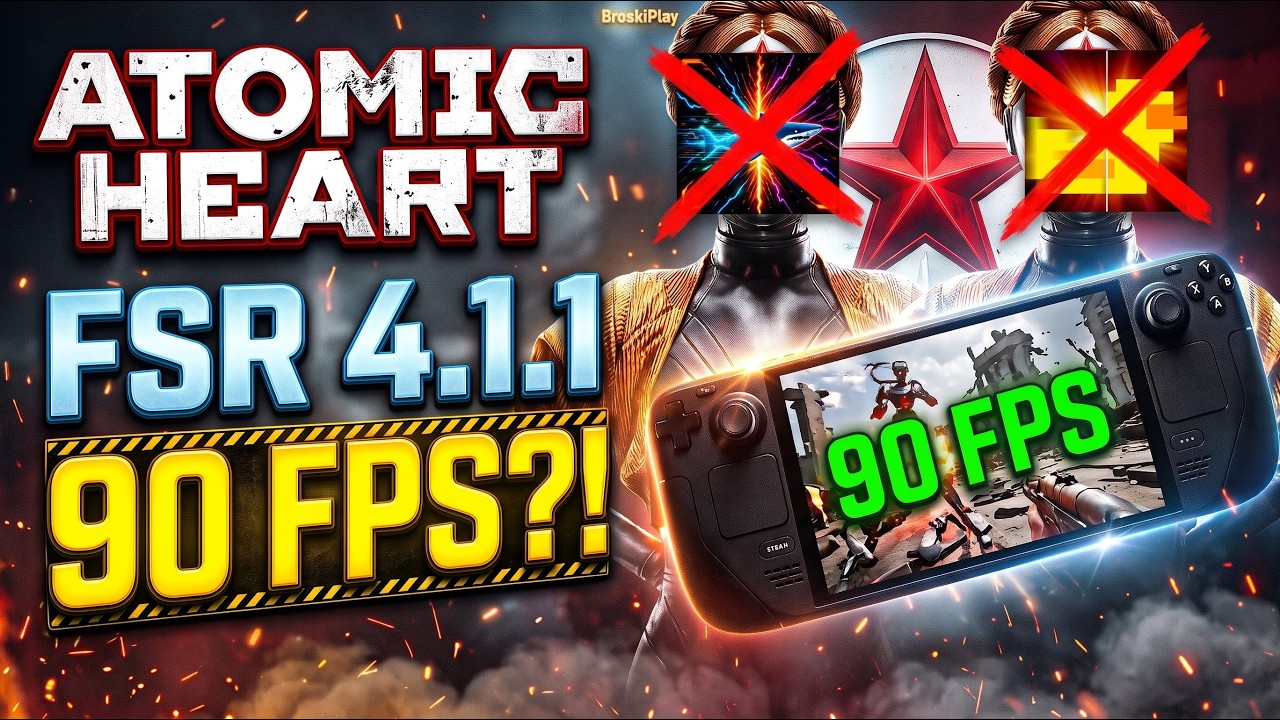 ATOMIC HEART на Steam Deck OLED &mdash; НЕОЖИДАННО ХОРОШО?😳 FSR 4.1.1, FRAME GENERATION