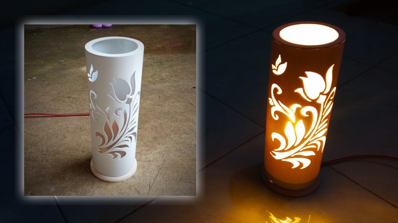 Ide Bisnis !! DIY Lampu Hias Meja Paling Simpel dari Pipa PVC