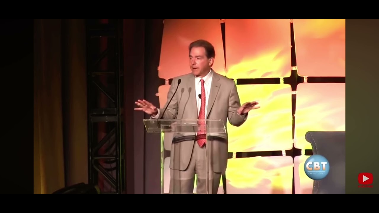 Nick Saban -University of Alabama Coach Discusses Leadership