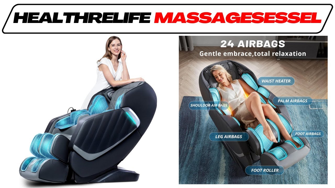 HealthRelife Massagesessel im Test-Vergleich🥇Ultimative Entspannung für Zuhause