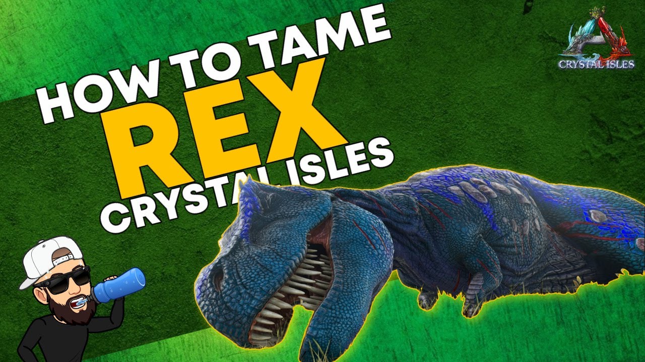 Ark | How to Tame a REX (Stat breakdown) | Spawn Locations for REX on Crystal Isles