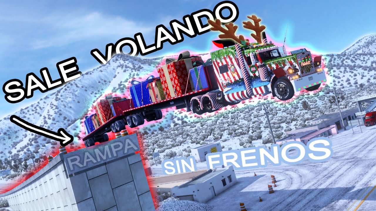 Peterbilt 389 NAVIDEÑO SIN FRENOS en Rampa de Frenado Zacatecas | American Truck Simulator