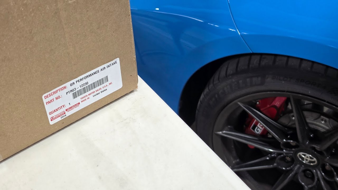 GR Performance Air Intake Kit Install on GR Corolla p/n PTR03-12230