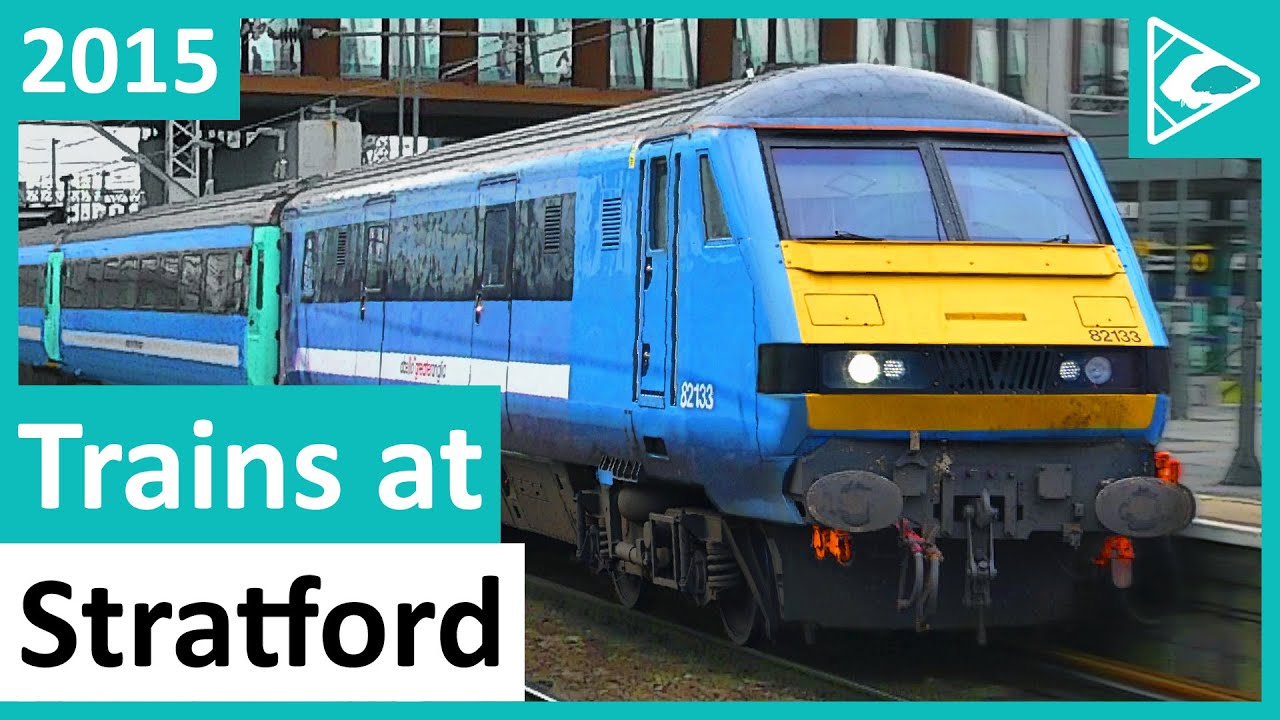 Trains at Stratford (Regional) (GEML) 08/07/2015