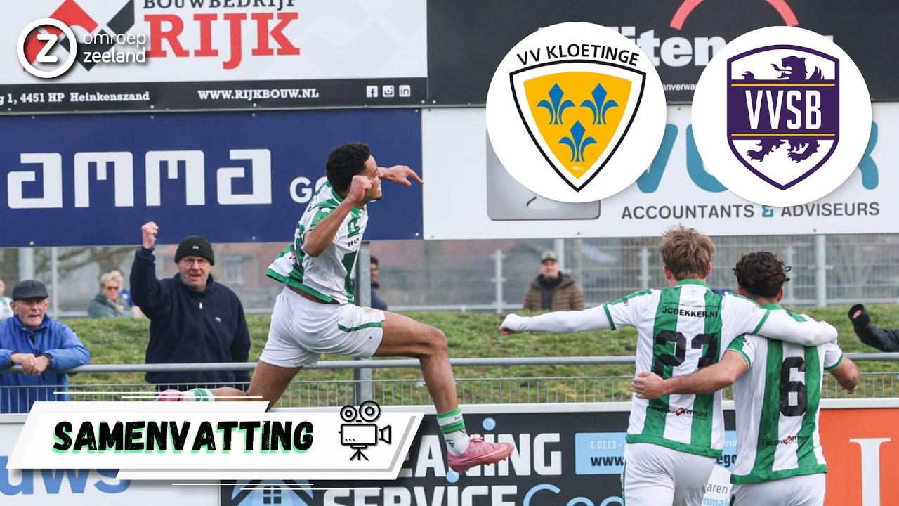 ⭐SUPERPANKA REDT KLOETINGE IN TOPPER TEGEN VVSB 🦸‍♂️ | Samenvatting Kloetinge-VVSB🎦