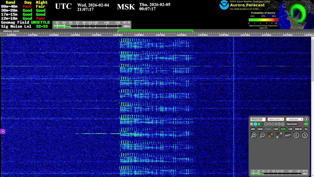 The Buzzer (4625khz) - Live