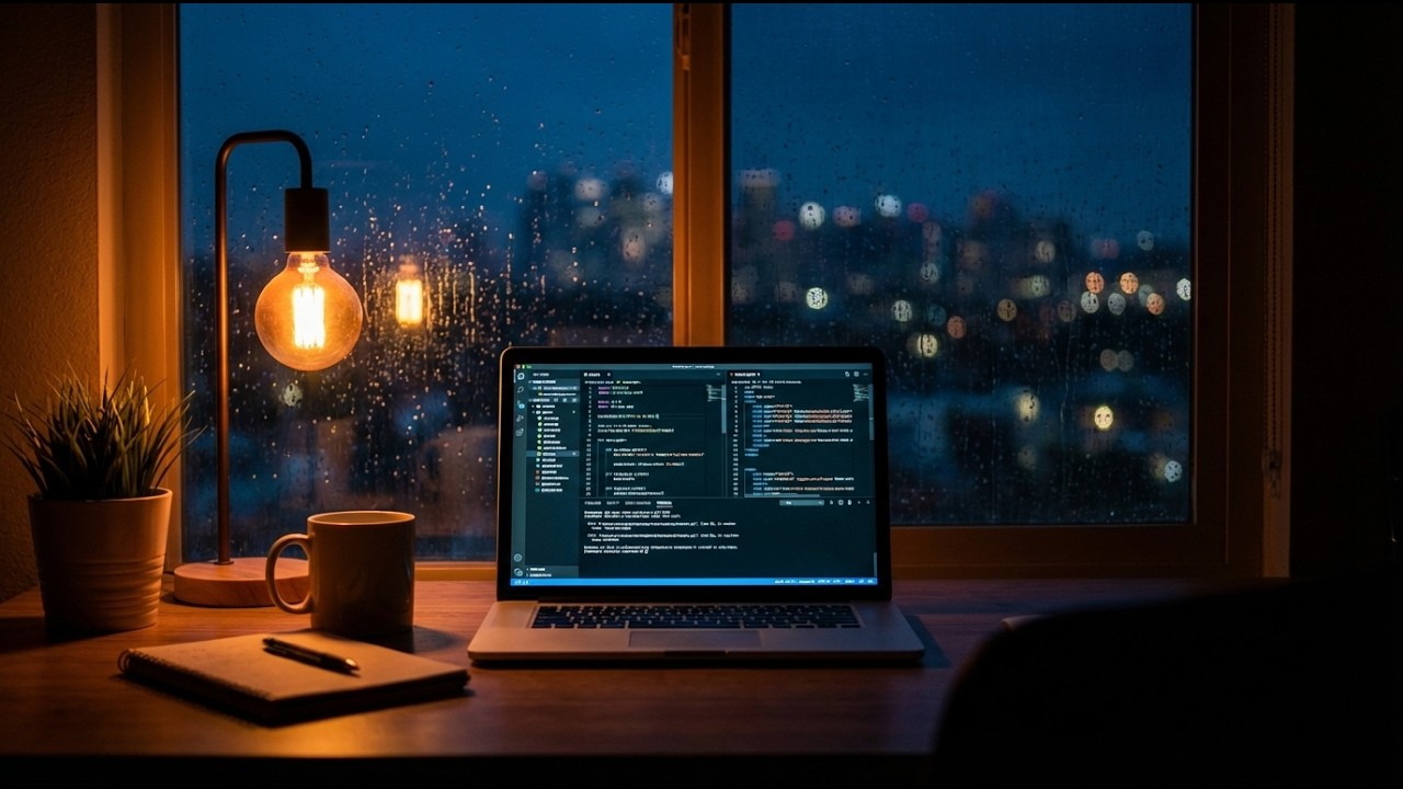 LOCK IN – 90 Minute Deep Work Session in a Luxury Night Workspace