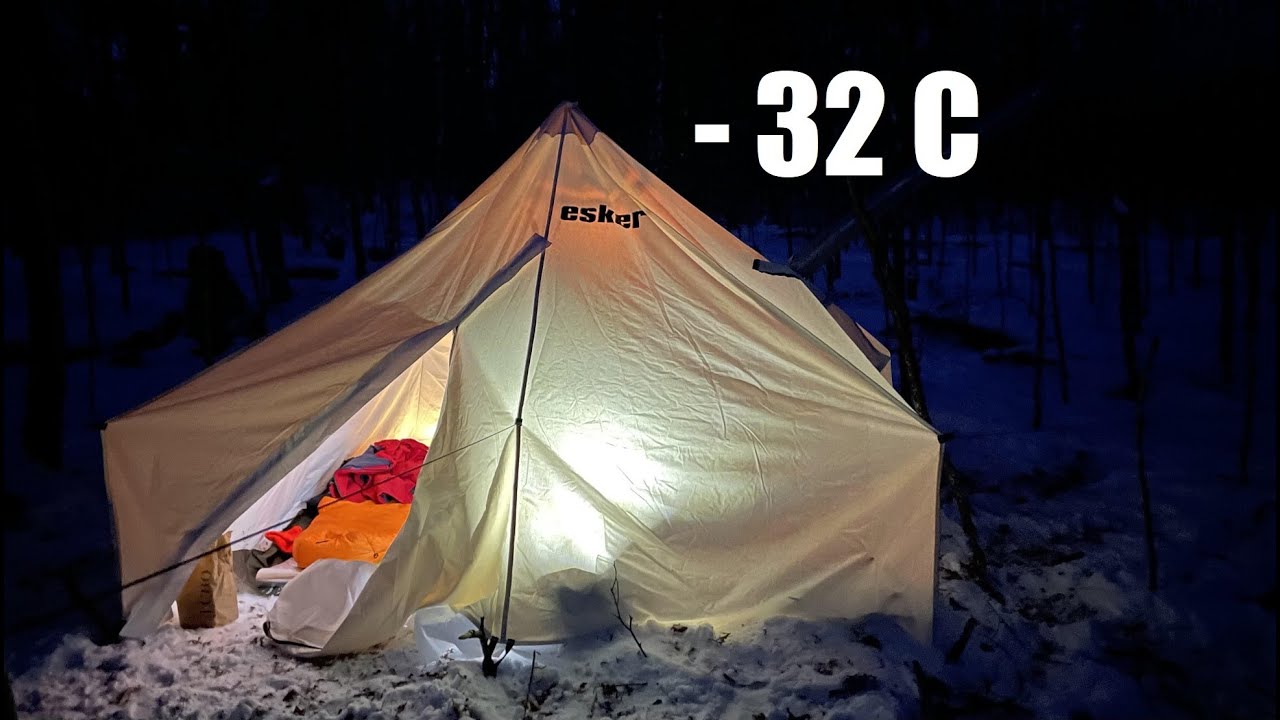 FIRST TIME HOT TENTING!