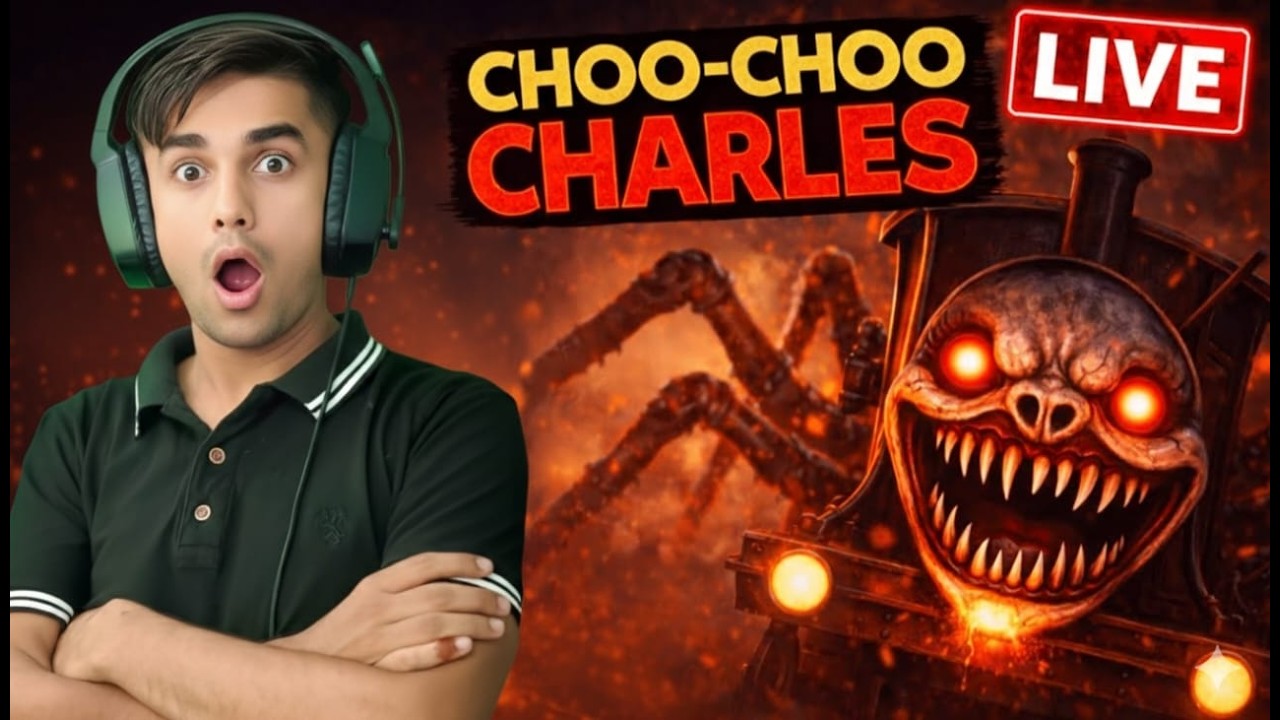 😱Choo Choo Charles LIVE | Aaj Bach Payenge Ya Nahi?Choo Choo Charles LIVE Gameplay 🔴