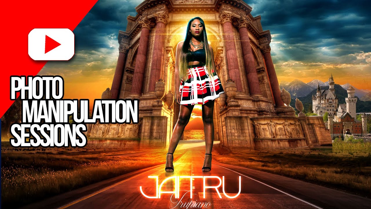 PSD Adobe Photoshop Tutorials | Photo Manipulation Background Change Blending Modes Graphic Designs