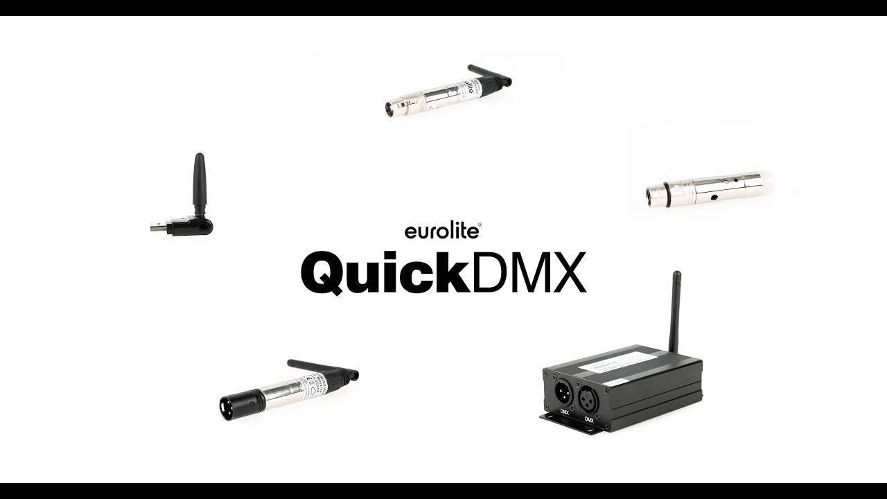 Серия EUROLITE QuickDMX на английском языке