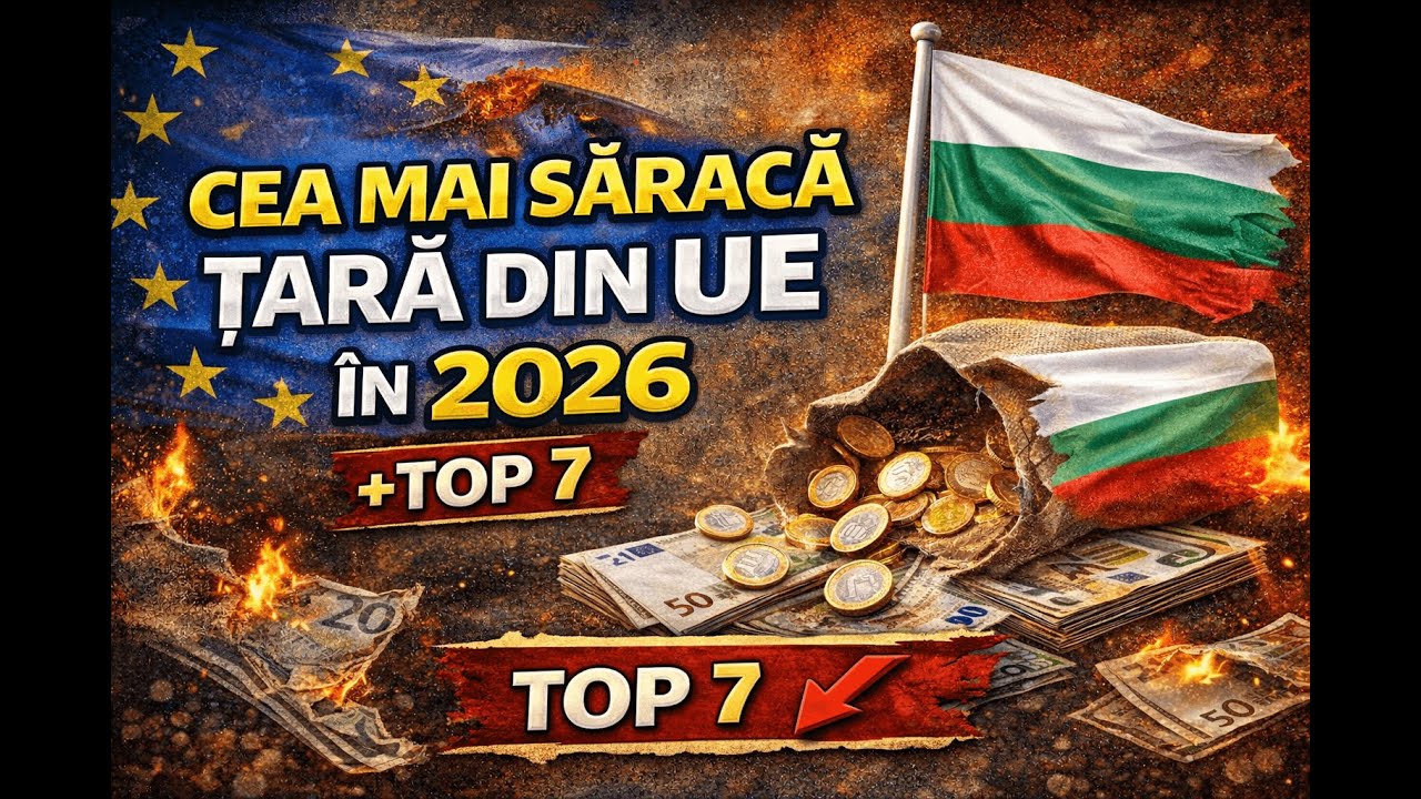 Cele mai sărace țări din UE 2026