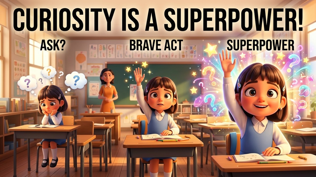 The Girl Who Feared Asking Questions | Curiosity Is a Superpower 🌟 Kids Moral Story