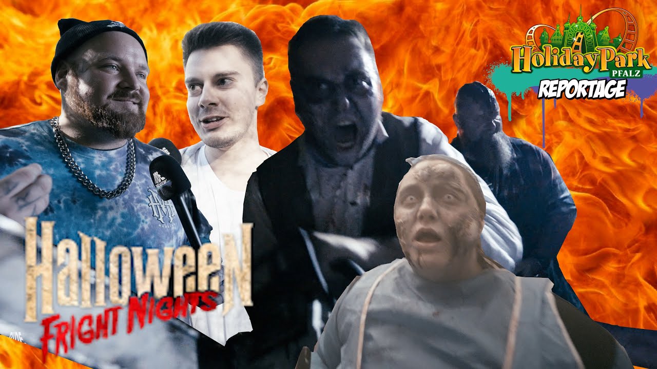 Backstage im Holiday Park beim den Halloween Fright Nights & alle Horror Häuser uvm. Ride Review