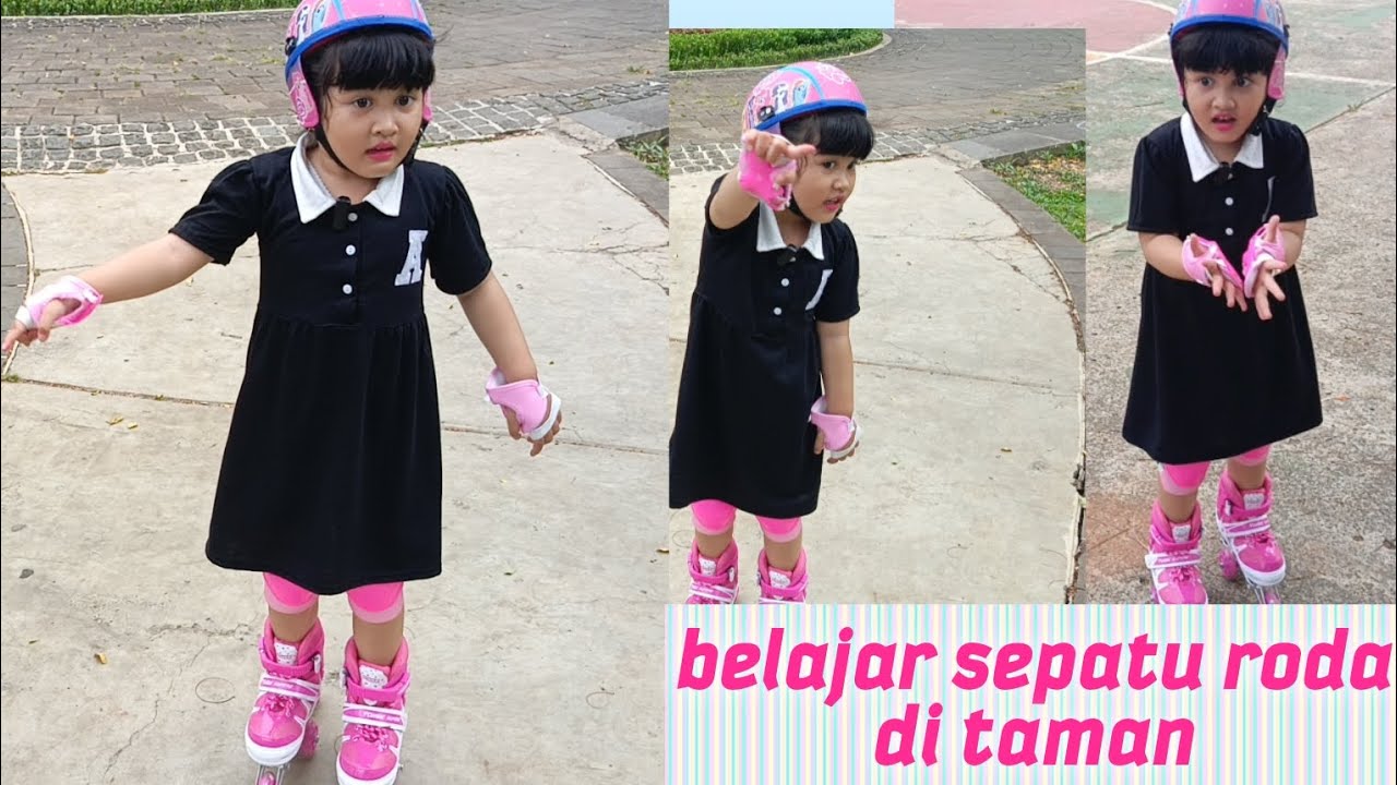 Keseruan ara Belajar sepatu roda 