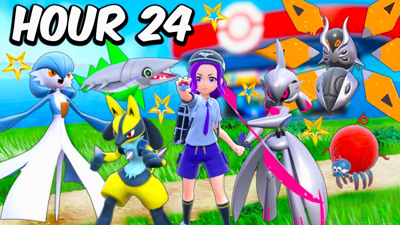 Я провел еще 24 часа, охотясь на SHINY в Pokemon Violet!