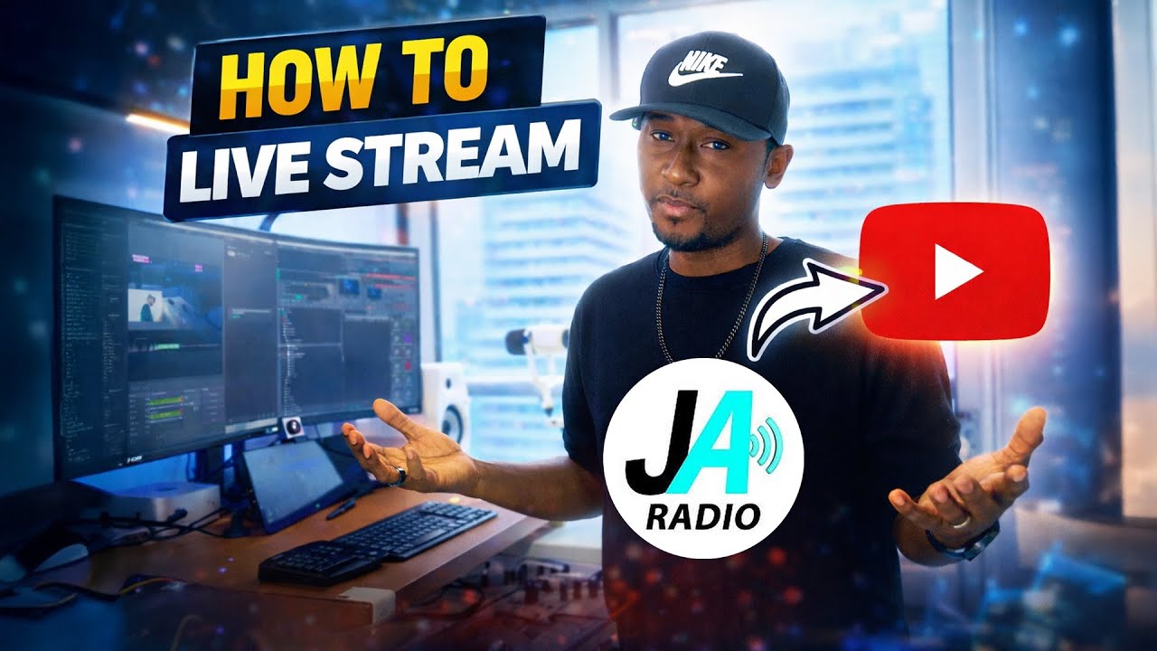 How to Live Stream on YouTube Like JaRadio TV - Tutorial!