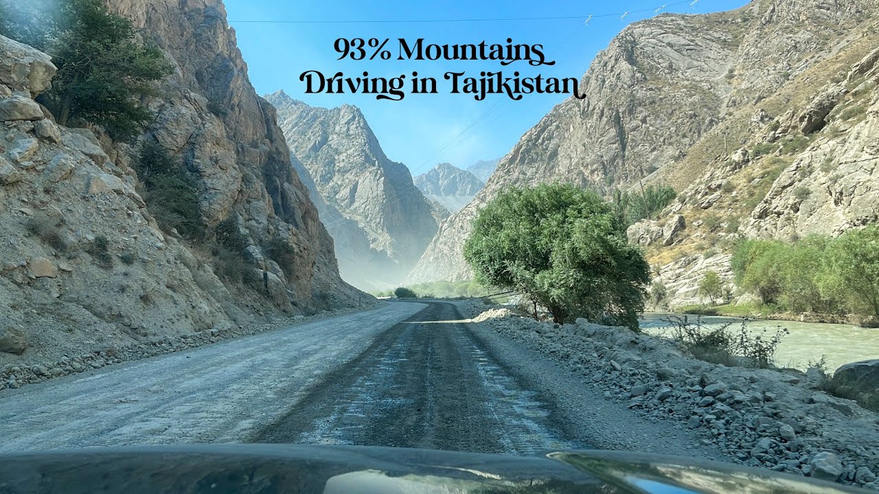 93% Mountains - Driving in Tajikistan