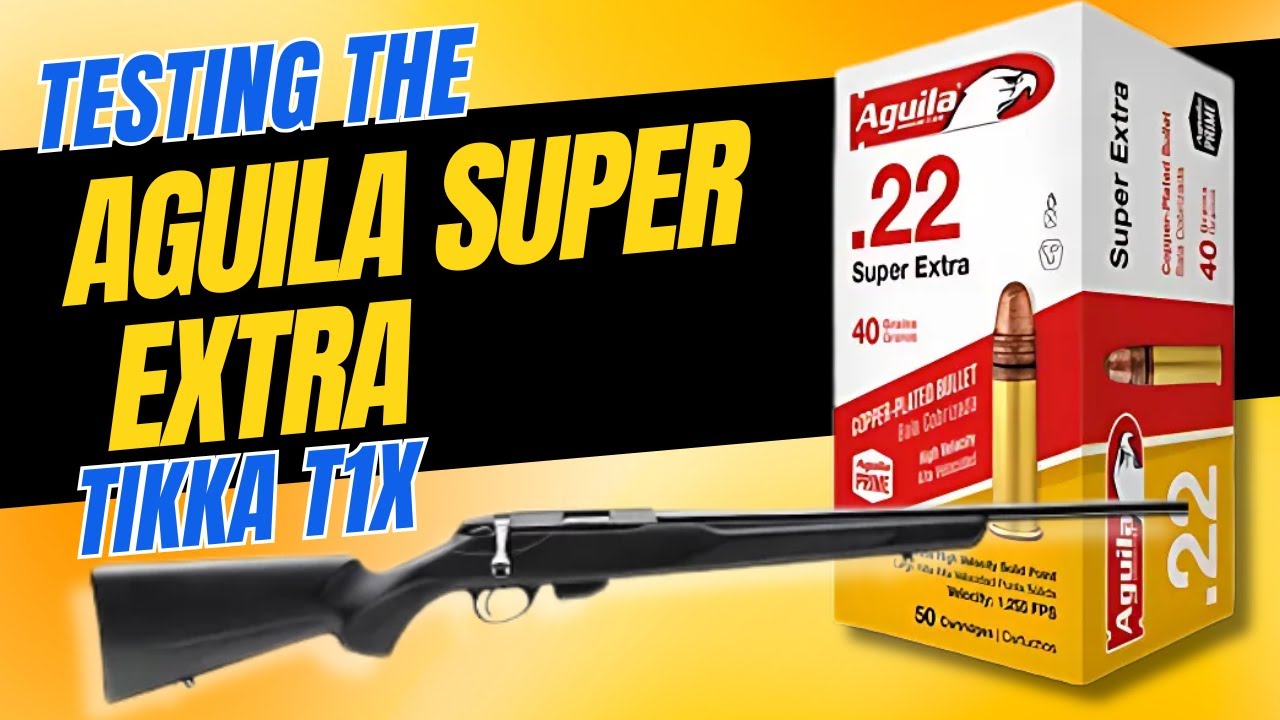 Технология Aguila Super Extra High Velocity в модели Tikka T1X – оправдывает ли она свою популярн...
